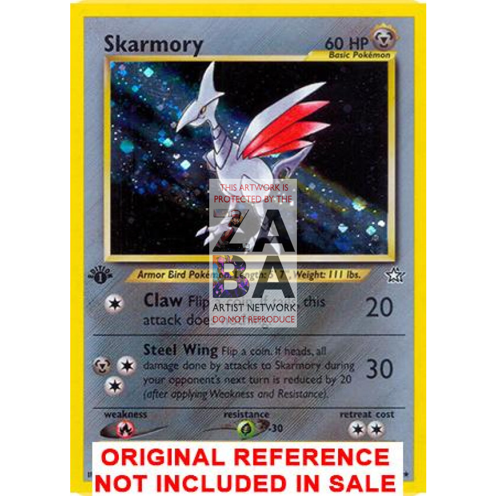 Skarmory 13/111 Neo Genesis Extended Art Custom Pokemon Card - ZabaTV