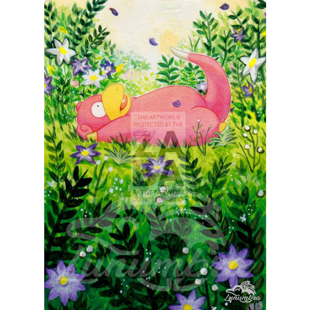 Slowpoke Guardians Rising 48/145 Extended Art Custom Pokemon Card - ZabaTV