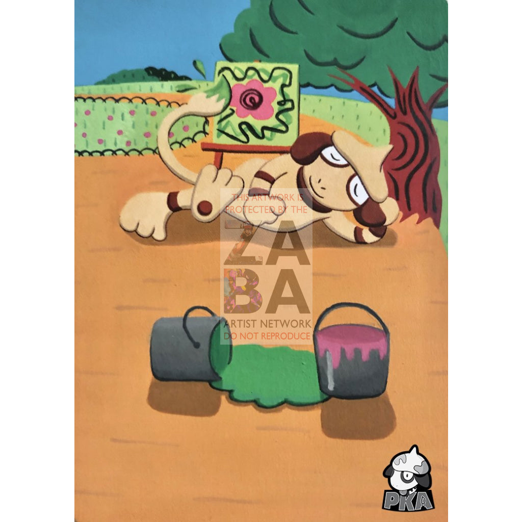 Smeargle 109/147 Aquapolis Extended Art Custom Pokemon Card - ZabaTV