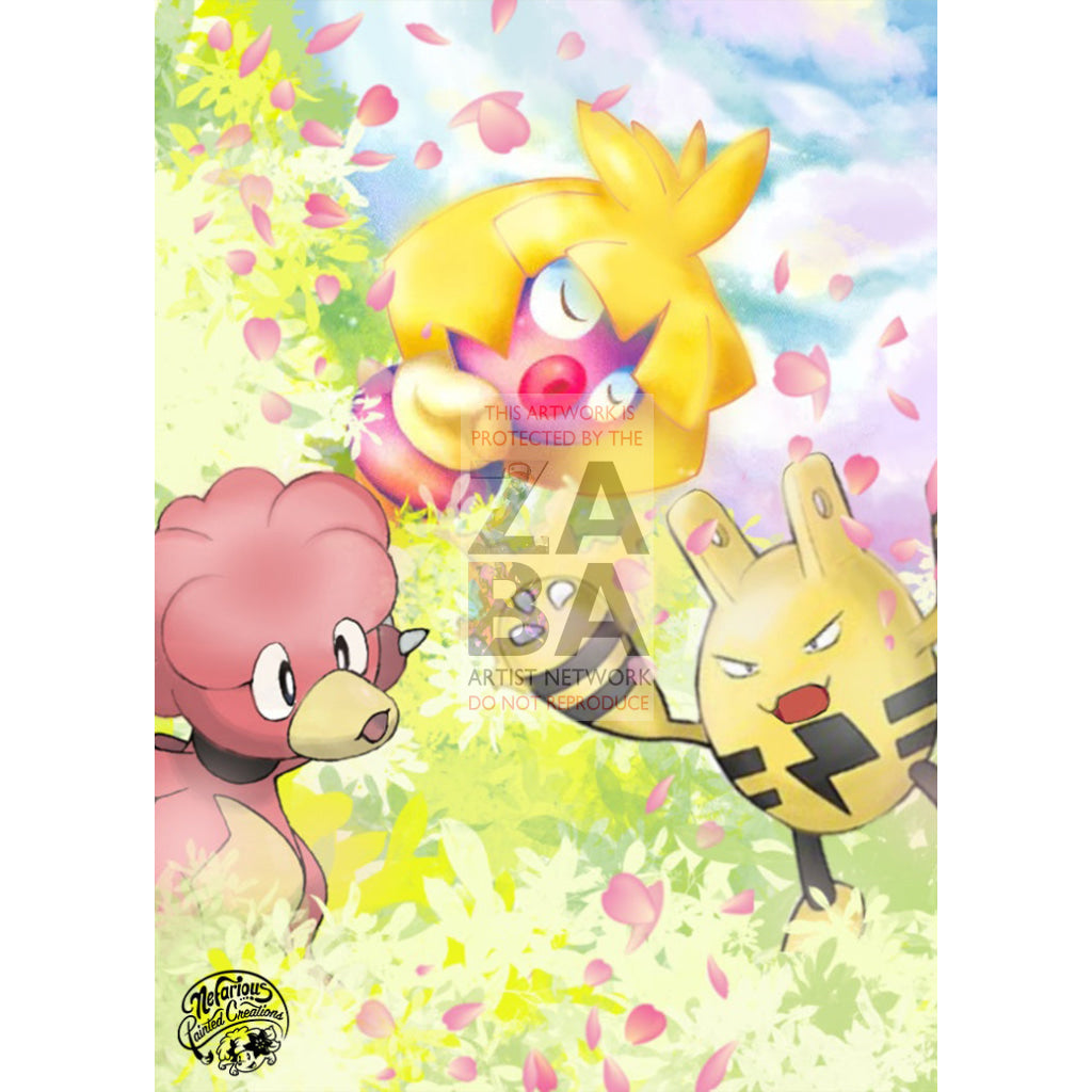 Smoochum 67/132 Secret Wonders Extended Art Custom Pokemon Card - ZabaTV