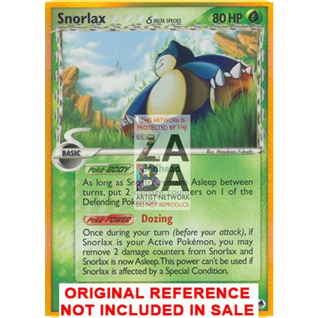 Snorlax Delta outlets Species • NM/LP • Holo