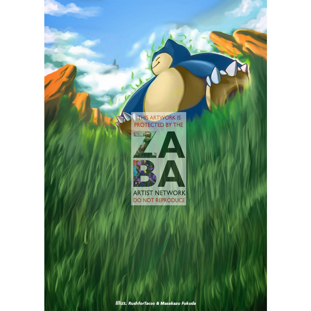 Snorlax (Delta Species) 10/101 EX Dragon Frontiers Extended Art Custom Pokemon Card - ZabaTV