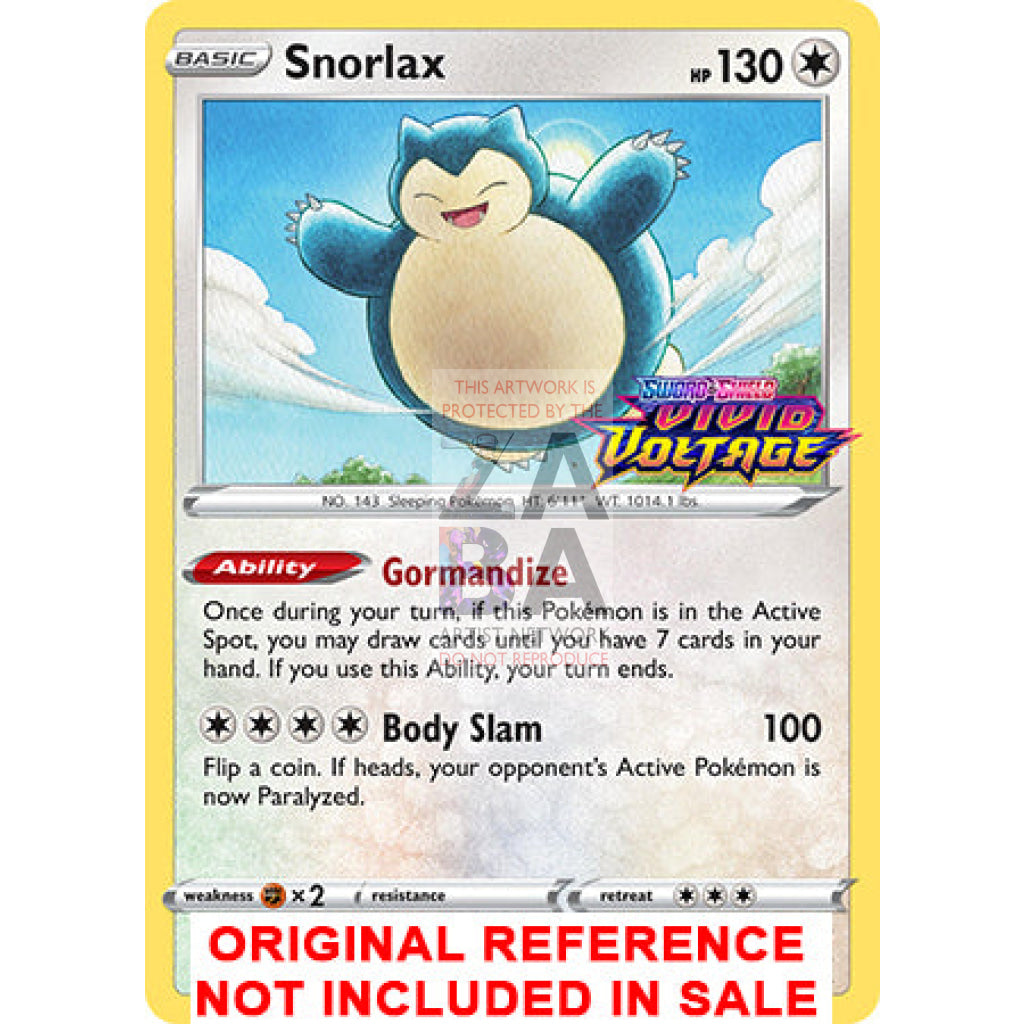 Snorlax Swsh068 Promo Extended Art Custom Pokemon Card