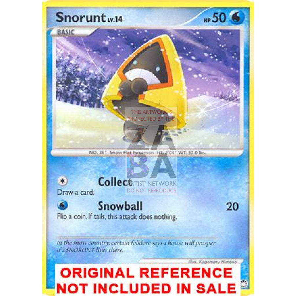 Snorunt 100/123 Mysterious Treasures Extended Art Custom Pokemon Card