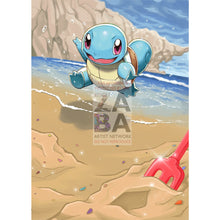 Squirtle 24/135 Plasma Storm Extended Art Custom Pokemon Card Silver Foil / Textless