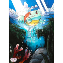 Squirtle 33/215 Unbroken Bonds Extended Art Custom Pokemon Card Silver Foil