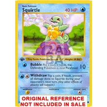 Squirtle 63/102 Base Set (+Text) Extended Art Custom Pokemon Card