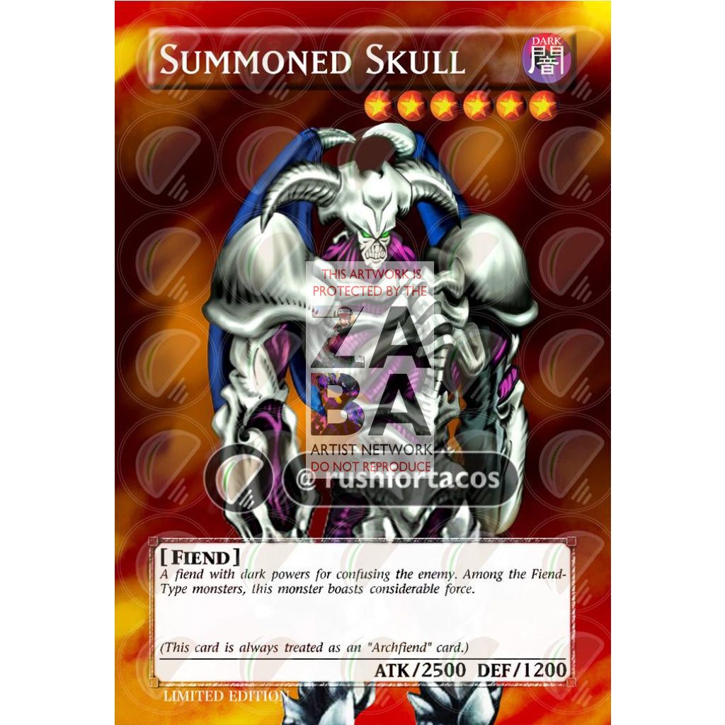 Summoned Skull Full Art ORICA - Custom Yu-Gi-Oh! Card - ZabaTV