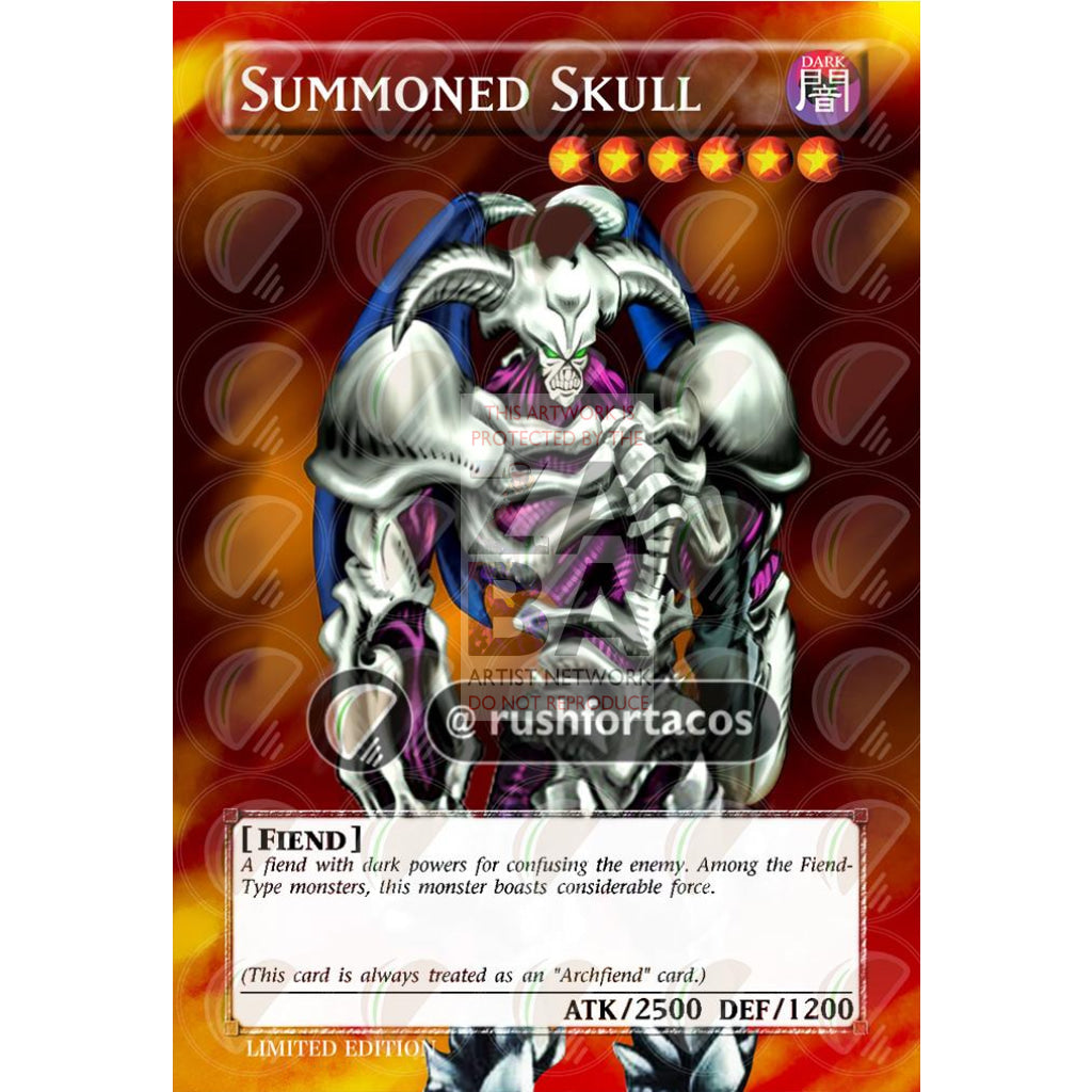 Summoned Skull Full Art ORICA - Custom Yu-Gi-Oh! Card - ZabaTV