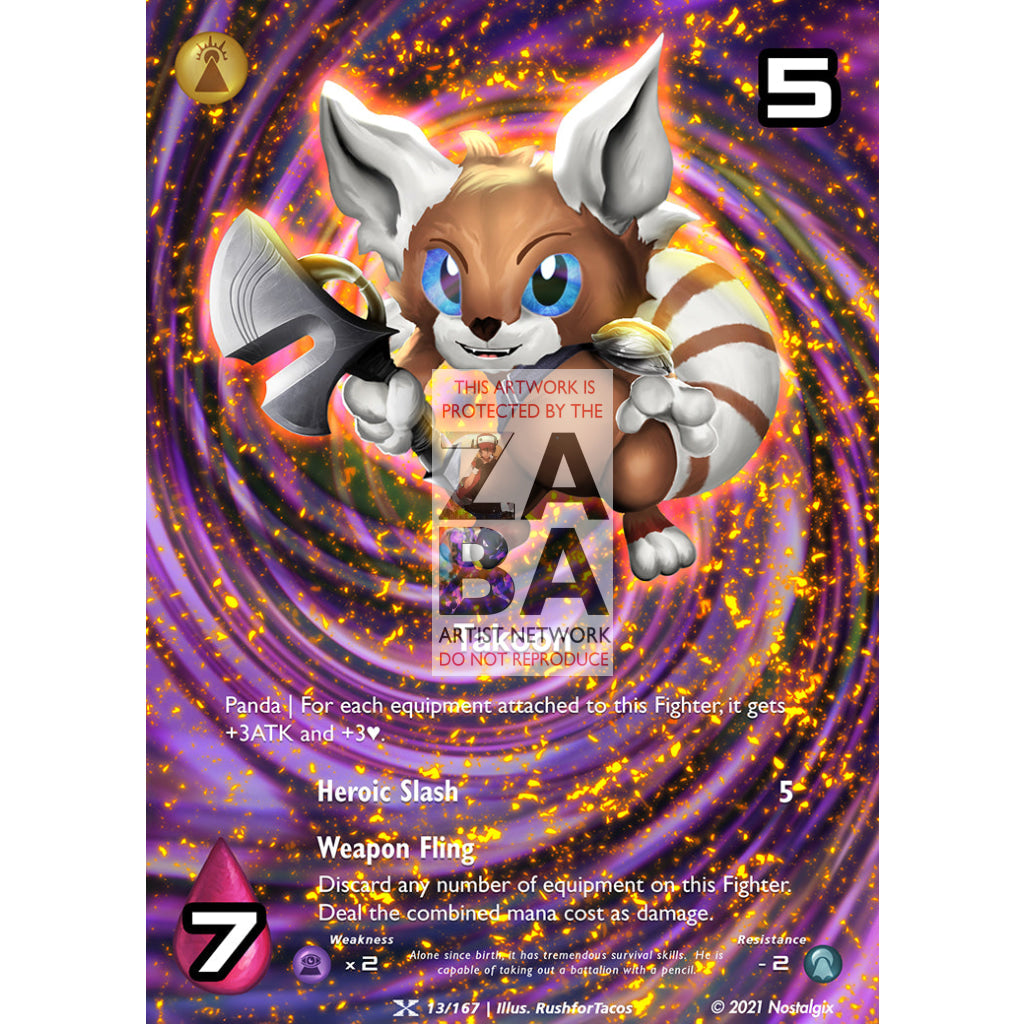 Takoon 13/167 Base Set Extended Art Custom Nostalgix Card With Text / Star Holographic