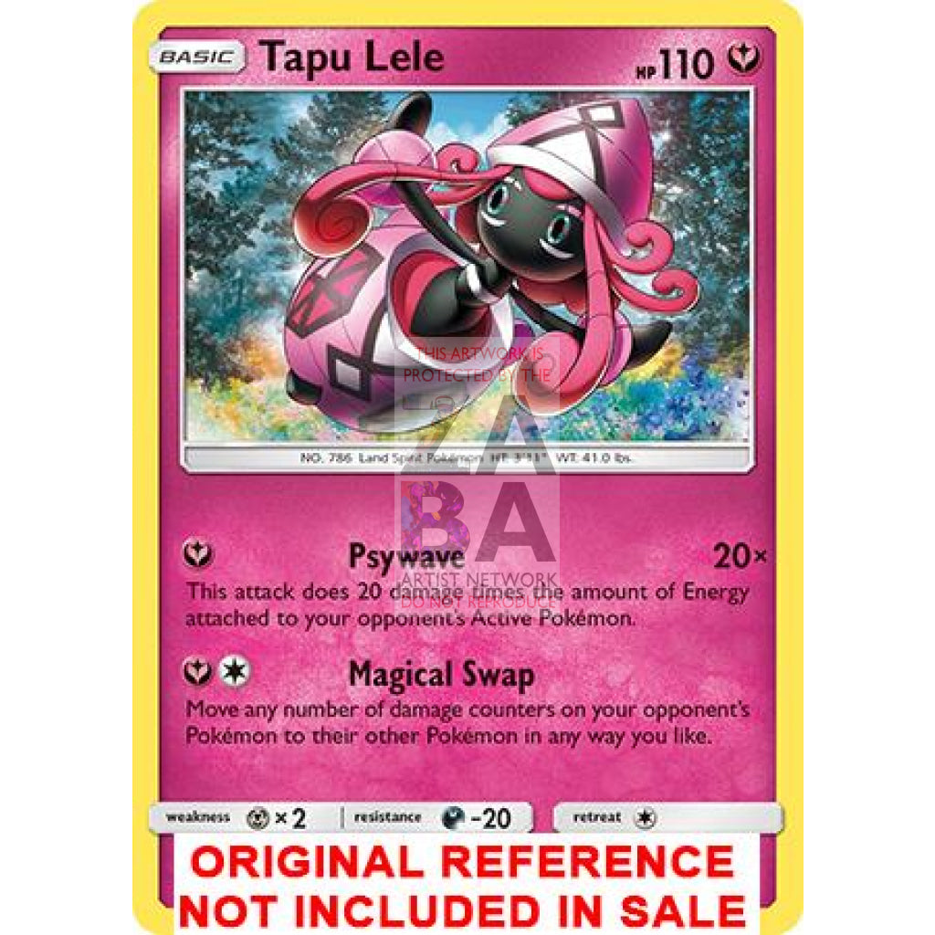 Tapu Lele 94/156 Ultra Prism Extended Art Custom Pokemon Card