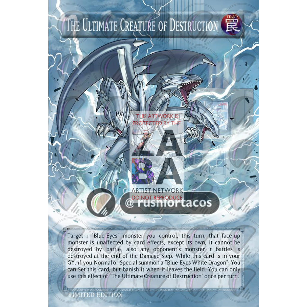 The Ultimate Creature of Destruction Full Art ORICA - Custom Yu-Gi-Oh! Card - ZabaTV