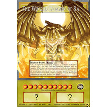 The Winged Dragon Of Ra Full Art Orica - Custom Yu-Gi-Oh! Card Silver Foil
