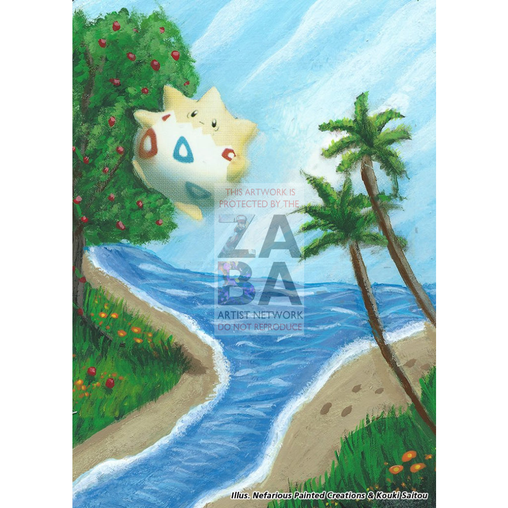 Togepi Japanese Promo Extended Art Custom Pokemon Card - ZabaTV