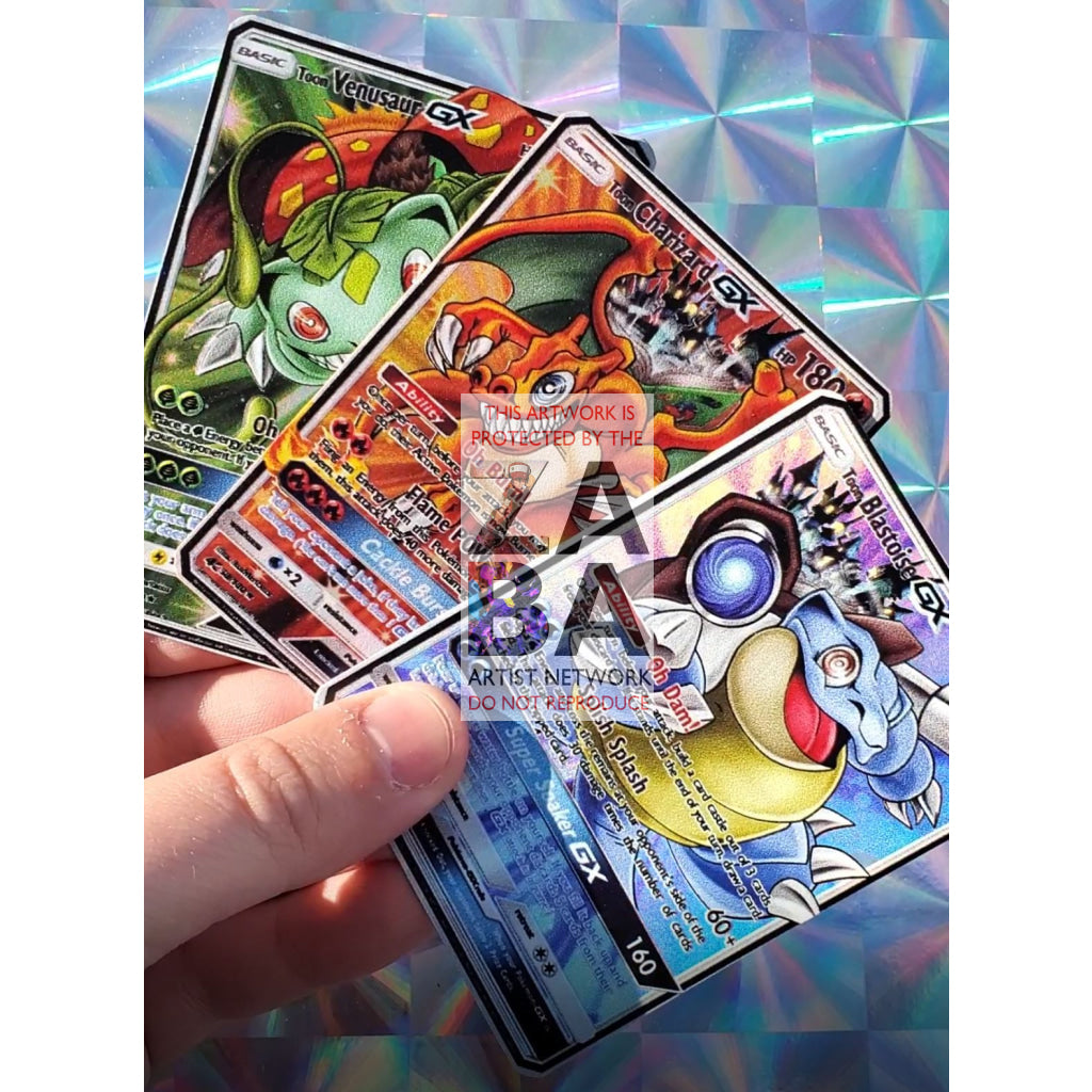 Toon Blastoise GX Custom Pokemon Card - ZabaTV