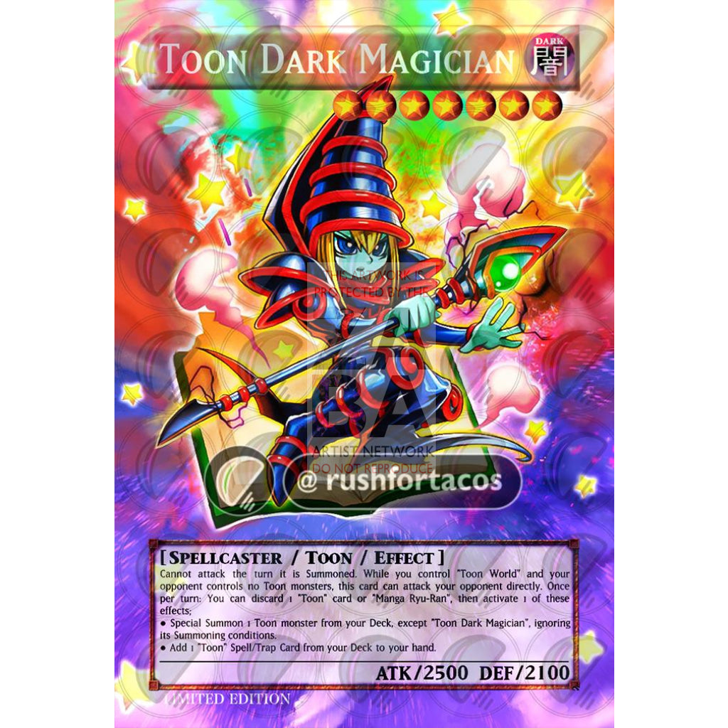 Toon Dark Magician Full Art Orica - Custom Yu-Gi-Oh! Card