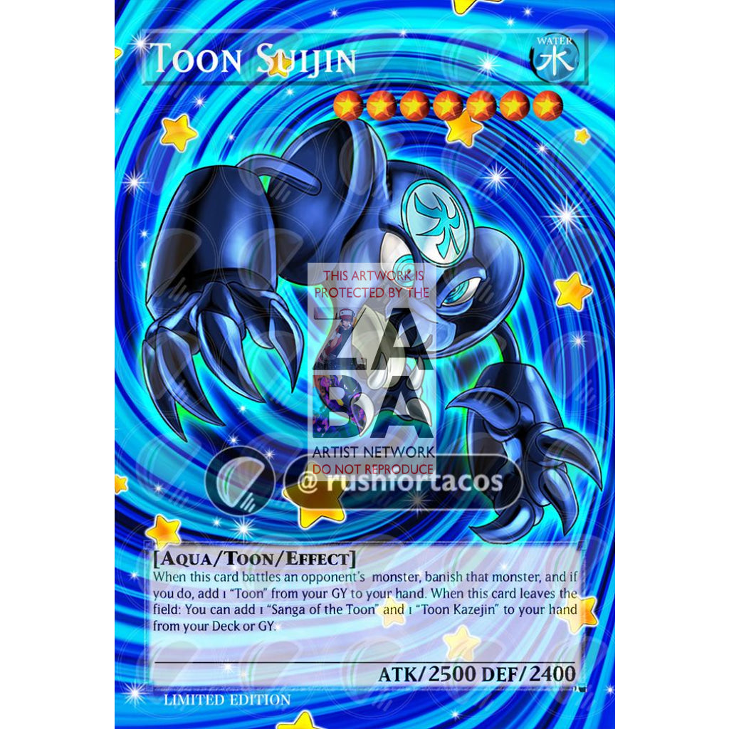 Toon Suijin Full Art ORICA - Custom Yu-Gi-Oh! Card - ZabaTV