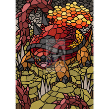 Torterra V Stained-Glass Custom Pokemon Card Scorched Earth Textless / Silver Foil