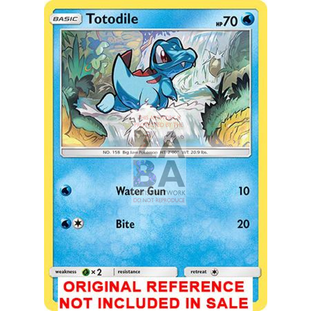 Totodile 18/73 Shining Legends Extended Art Custom Pokemon Card - ZabaTV