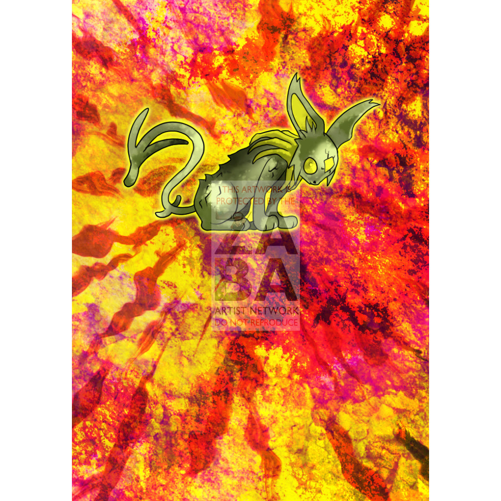 Toxeon (Eeveelution) Custom Pokemon Card Extended Textless