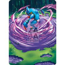 Toxicroak 57/138 Ultra Prism Extended Art Custom Pokemon Card Silver Holographic Textless