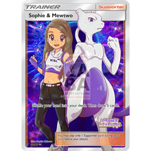 Trainer Sophie Kelevra Custom Pokemon Card & Mewtwo / Silver Foil