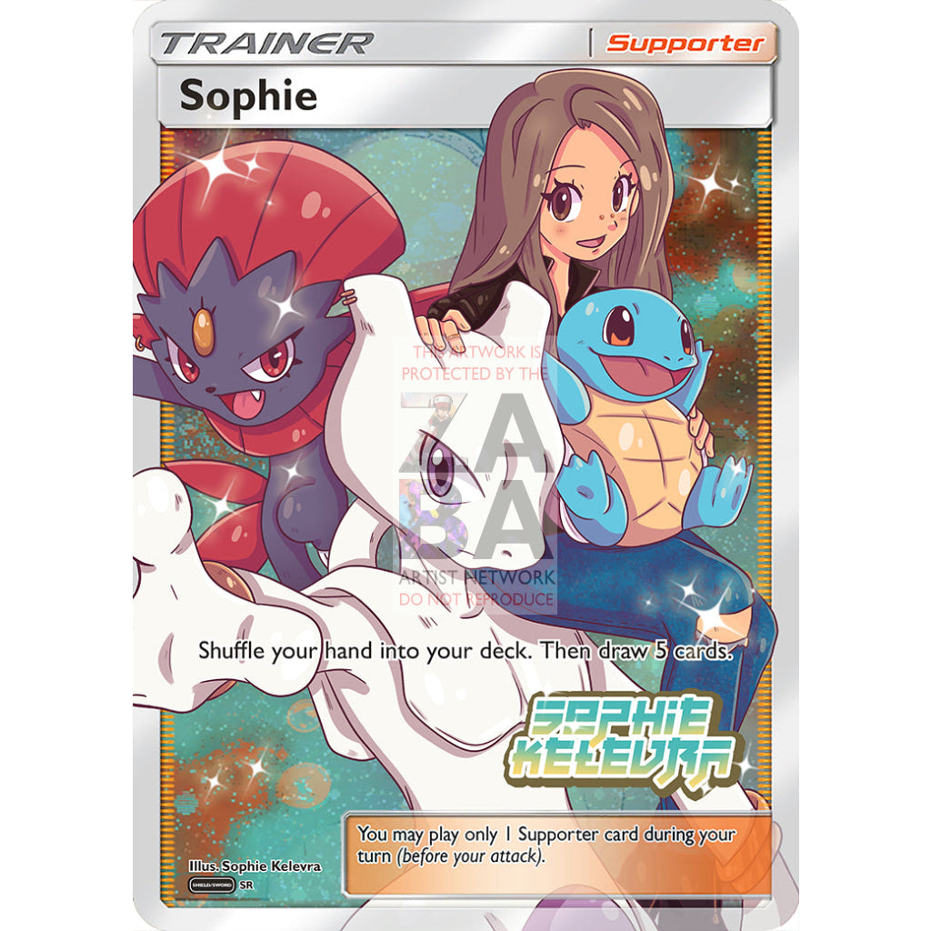 Trainer Sophie Kelevra Custom Pokemon Card - ZabaTV