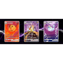 Triple Pack Dark Flareon Jolteon & Vaporeon 8X10.5 Holographic Posters + Cards Gift Set Custom