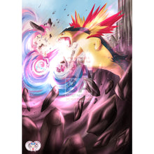 Typhlosion 42/214 Lost Thunder Extended Art Custom Pokemon Card Silver Foil