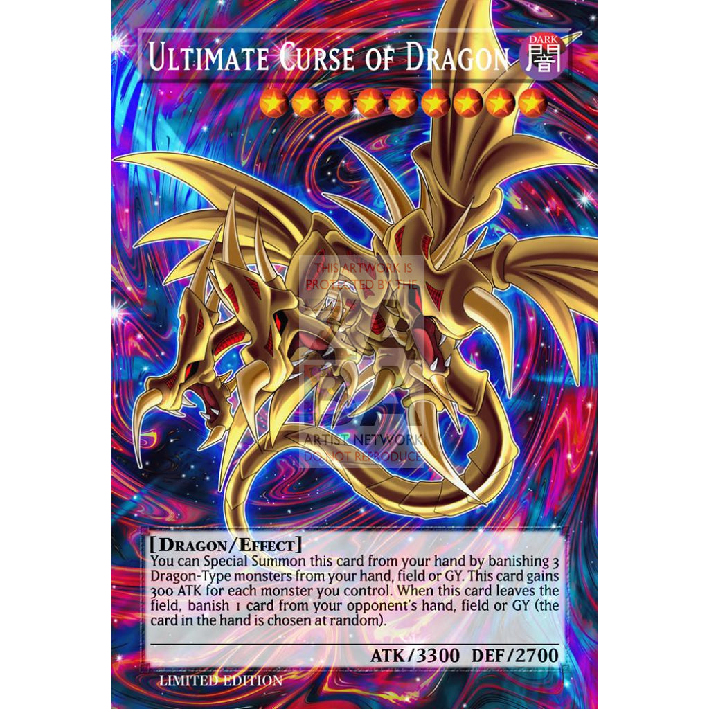 Ultimate Curse of Dragon Full Art ORICA - Custom Yu-Gi-Oh! Card - ZabaTV