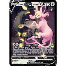 Umbreon & Espeon V Custom Pokemon Card Text / Silver Foil