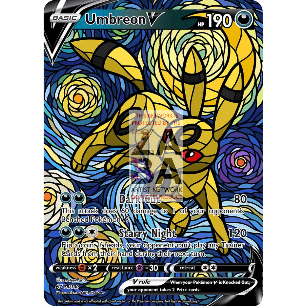 Umbreon v pokemon on sale card