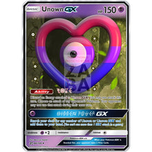 Unown Gx (Love Is Love Flag Editions) Custom Pokemon Card Bisexual Pride