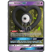 Unown Gx (Love Is Love Flag Editions) Custom Pokemon Card Black