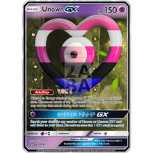 Unown Gx (Love Is Love Flag Editions) Custom Pokemon Card Genderfluid Pride