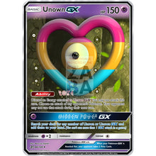 Unown Gx (Love Is Love Flag Editions) Custom Pokemon Card Pansexual Pride