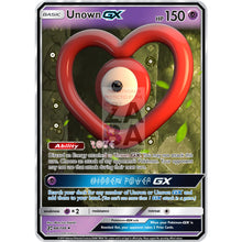 Unown Gx (Love Is Love Flag Editions) Custom Pokemon Card Red