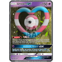 Unown Gx (Love Is Love Flag Editions) Custom Pokemon Card Transgender Pride