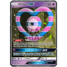 Unown Gx (Love Is Love Flag Editions) Custom Pokemon Card Transsexual Pride