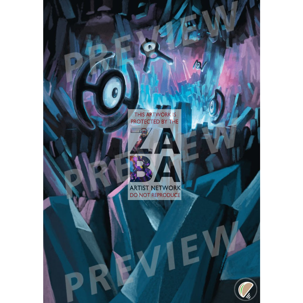 Unown H 91/214 Lost Thunder Extended Art Custom Pokemon Card - ZabaTV