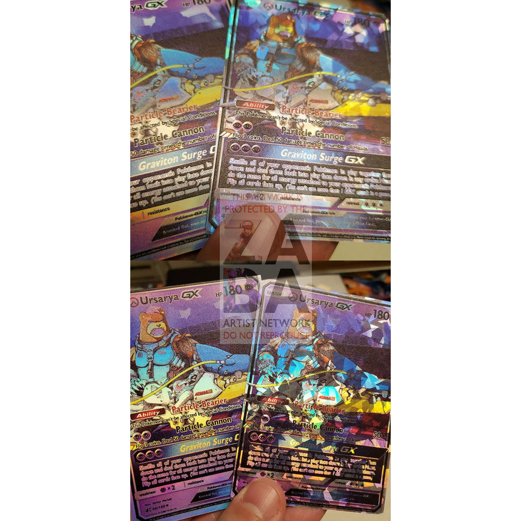Ursarya (Ursaring + Zarya) Custom Overwatch Pokemon Card
