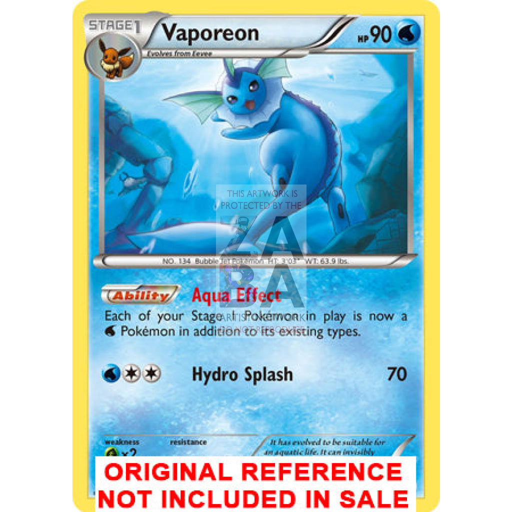 Vaporeon 22/98 Ancient Origins Extended Art Custom Pokemon Card