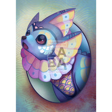Vaporeon Tribal Art Custom Pokemon Card Textless / Silver Foil