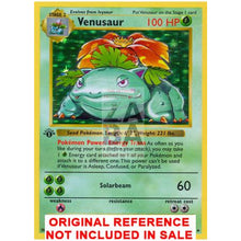 Venusaur 15/102 Base Set (+Text) Extended Art Custom Pokemon Card