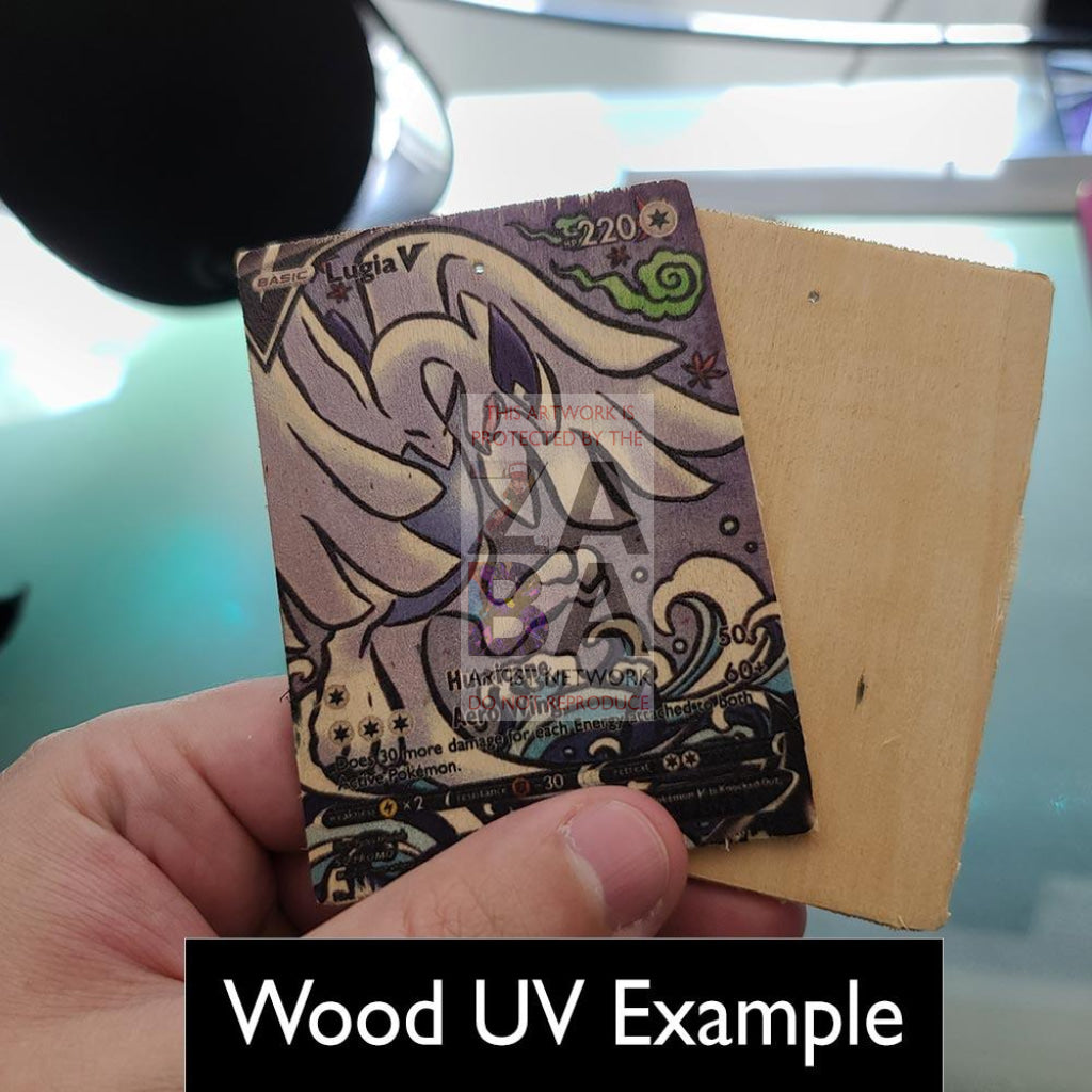 Venusaur V (Traditional Japanese Style Inspired) Custom Pokemon Card Wooden Uv Print