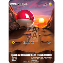 Voltorb 30/72 Shining Legends Extended Art Custom Pokemon Card Silver Holographic