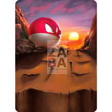 Voltorb 30/72 Shining Legends Extended Art Custom Pokemon Card Silver Holographic Textless