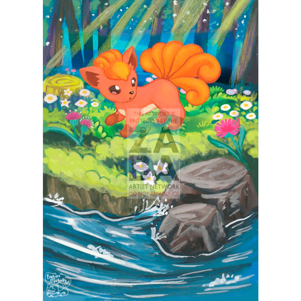 Vulpix 006/073 Champion's Path Extended Art Custom Pokemon Card - ZabaTV