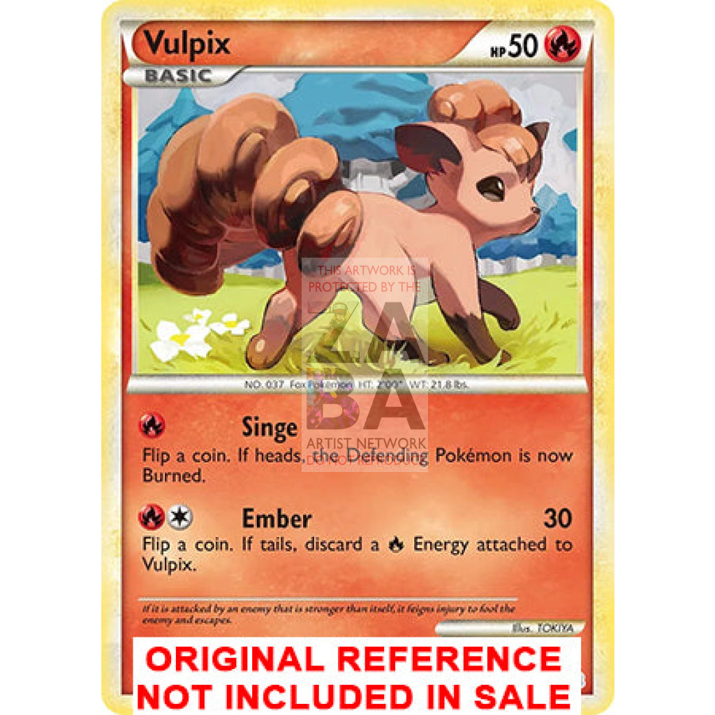 Vulpix 87/123 HeartGold & SoulSilver Extended Art Custom Pokemon Card - ZabaTV