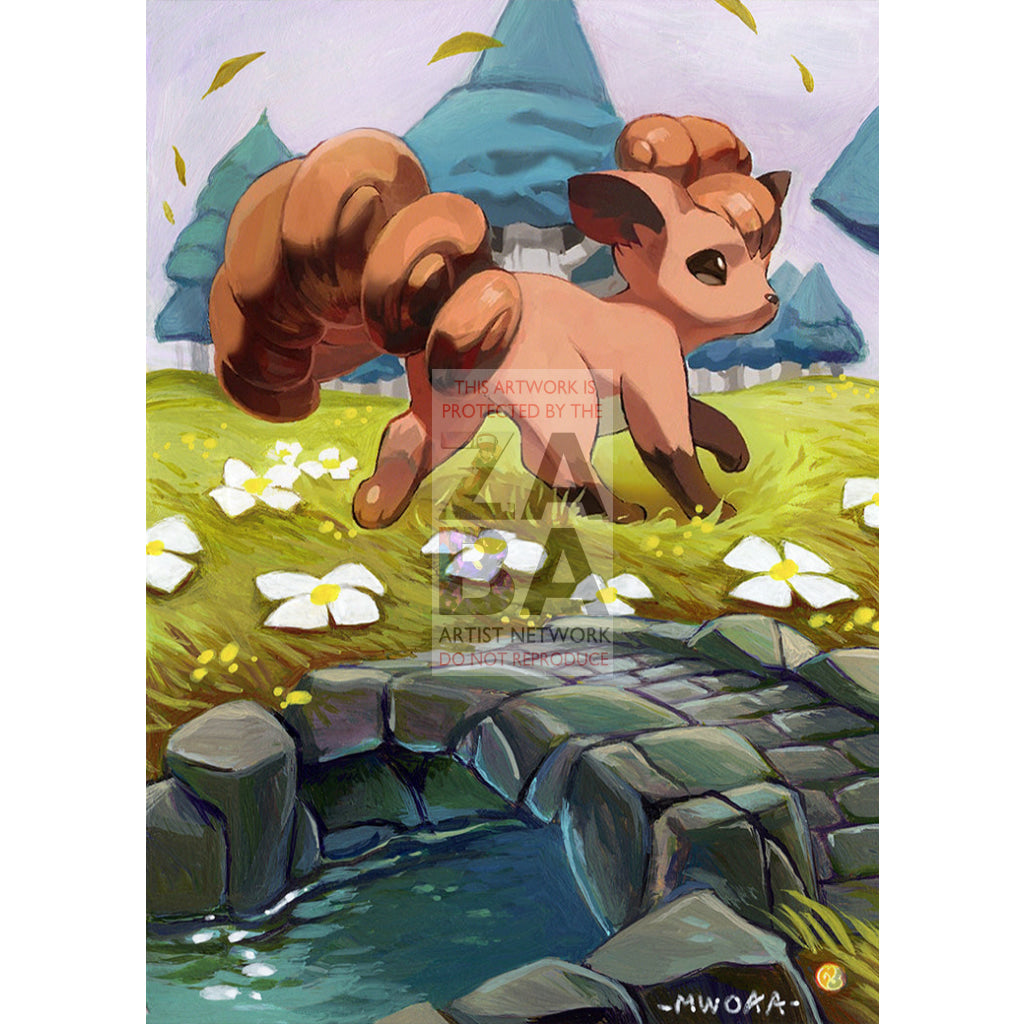 Vulpix 87/123 HGSS Extended Art Custom Pokemon Card - ZabaTV